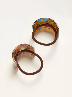 Fat Face FatFace Multi 2 Pack Resin Cuff Hair Ties