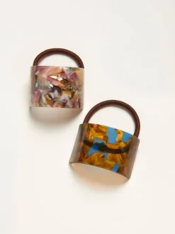Fat Face FatFace Multi 2 Pack Resin Cuff Hair Ties