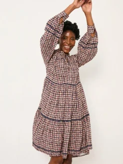 Fat Face FatFace Multi Stirling Midi Dress Hot