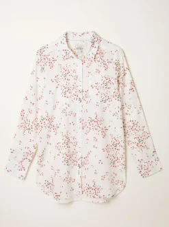 Fat Face FatFace Olivia Ivory Cherries Shirt Discount