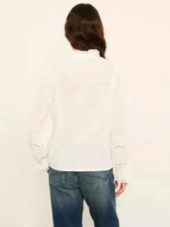 Fat Face FatFace Pia Blouse Ivory Outlet