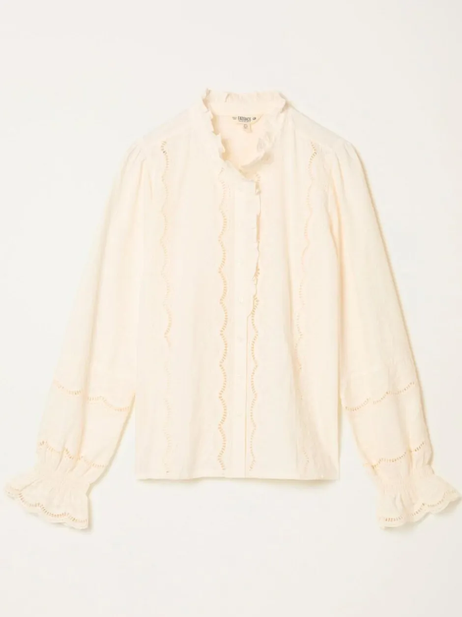 Fat Face FatFace Pia Blouse Ivory Outlet
