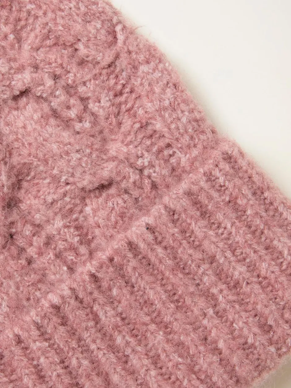Fat Face FatFace Cable Beanie Pink Online