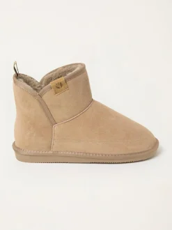 Fat Face FatFace Rafe Natural Suede Boot Slipper Hot