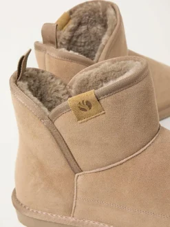 Fat Face FatFace Rafe Natural Suede Boot Slipper Hot
