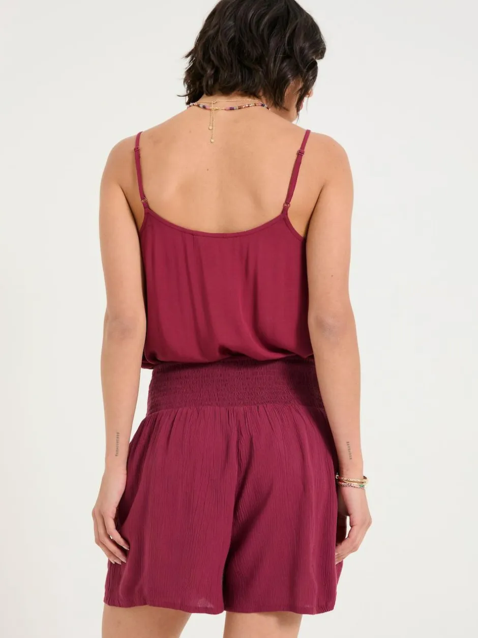 Fat Face FatFace Rylee Flippy Shorts Burgundy Red