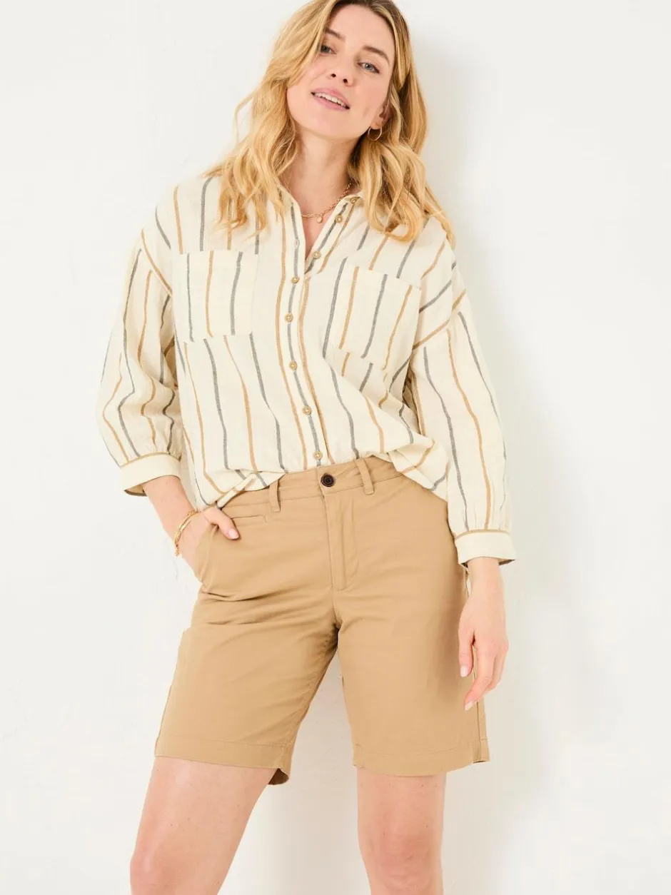Fat Face FatFace Sandown Chino Shorts Stone Sale