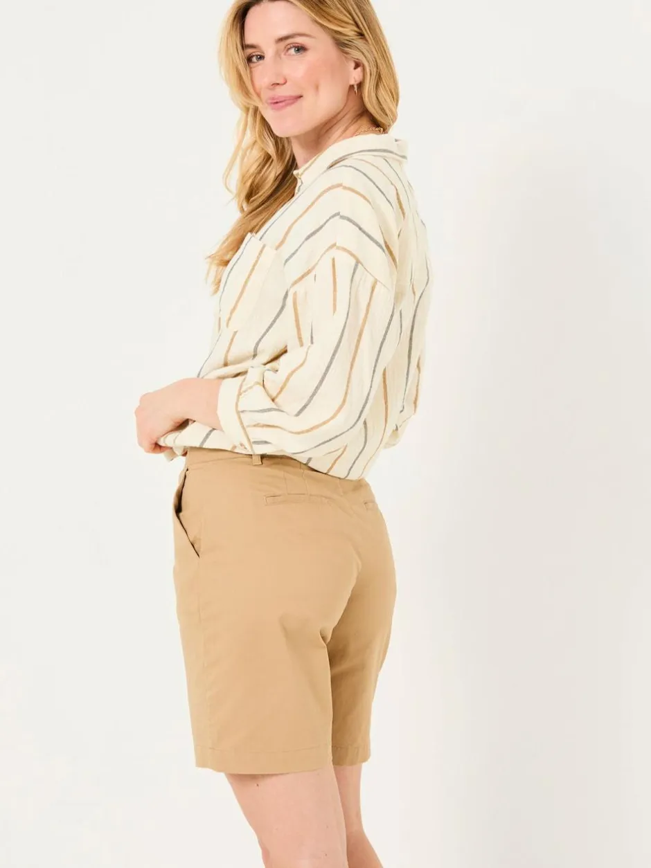 Fat Face FatFace Sandown Chino Shorts Stone Sale