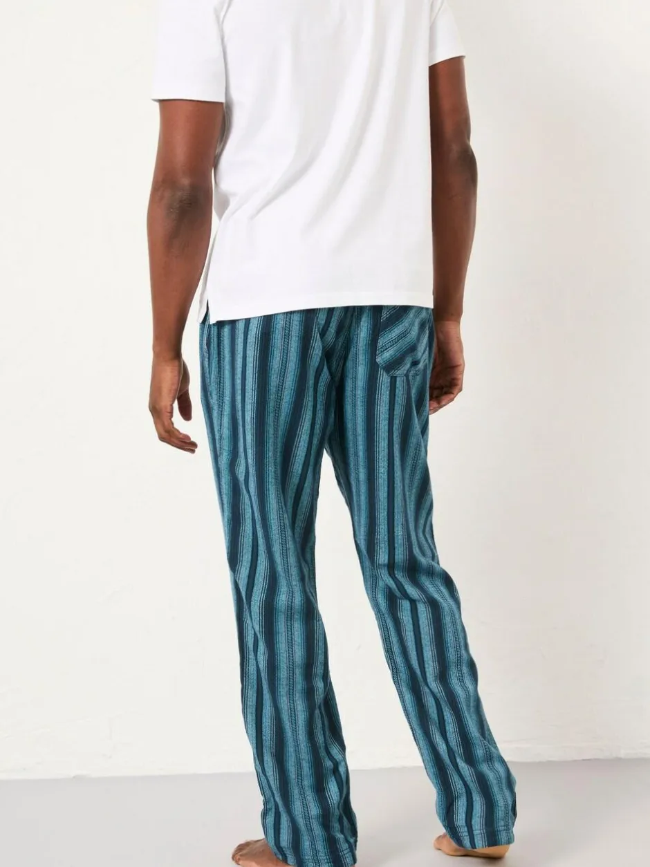 Fat Face FatFace Skye Blue Stripe Pyjama Bottoms Clearance