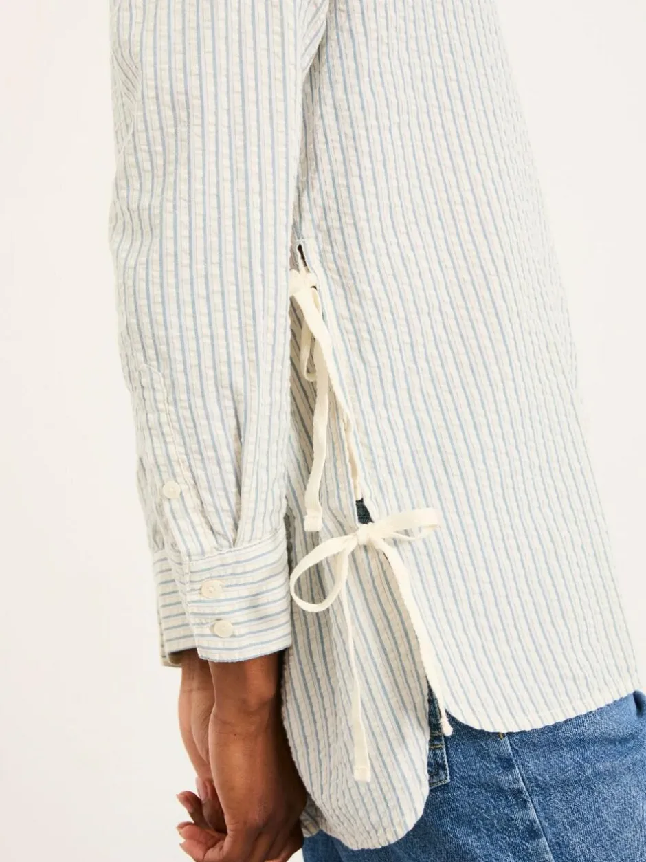 Fat Face FatFace Skyla Ivory Stripe Shirt Online