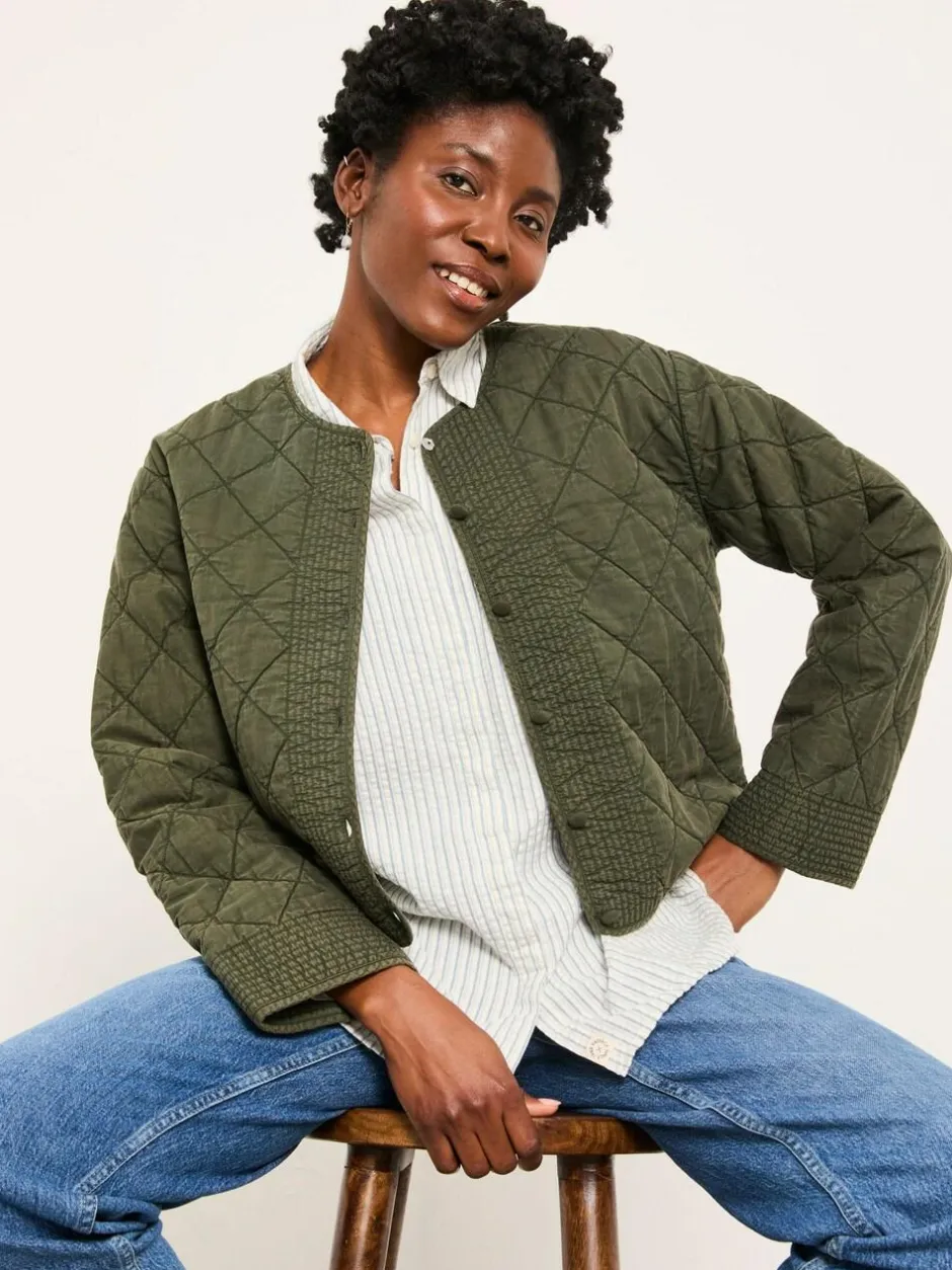 Fat Face FatFace Skyla Ivory Stripe Shirt Online