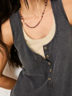 Fat Face FatFace Tara Charcoal Grey Dungarees Best