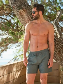 Fat Face FatFace Trevose Swim Shorts Khaki Green Online