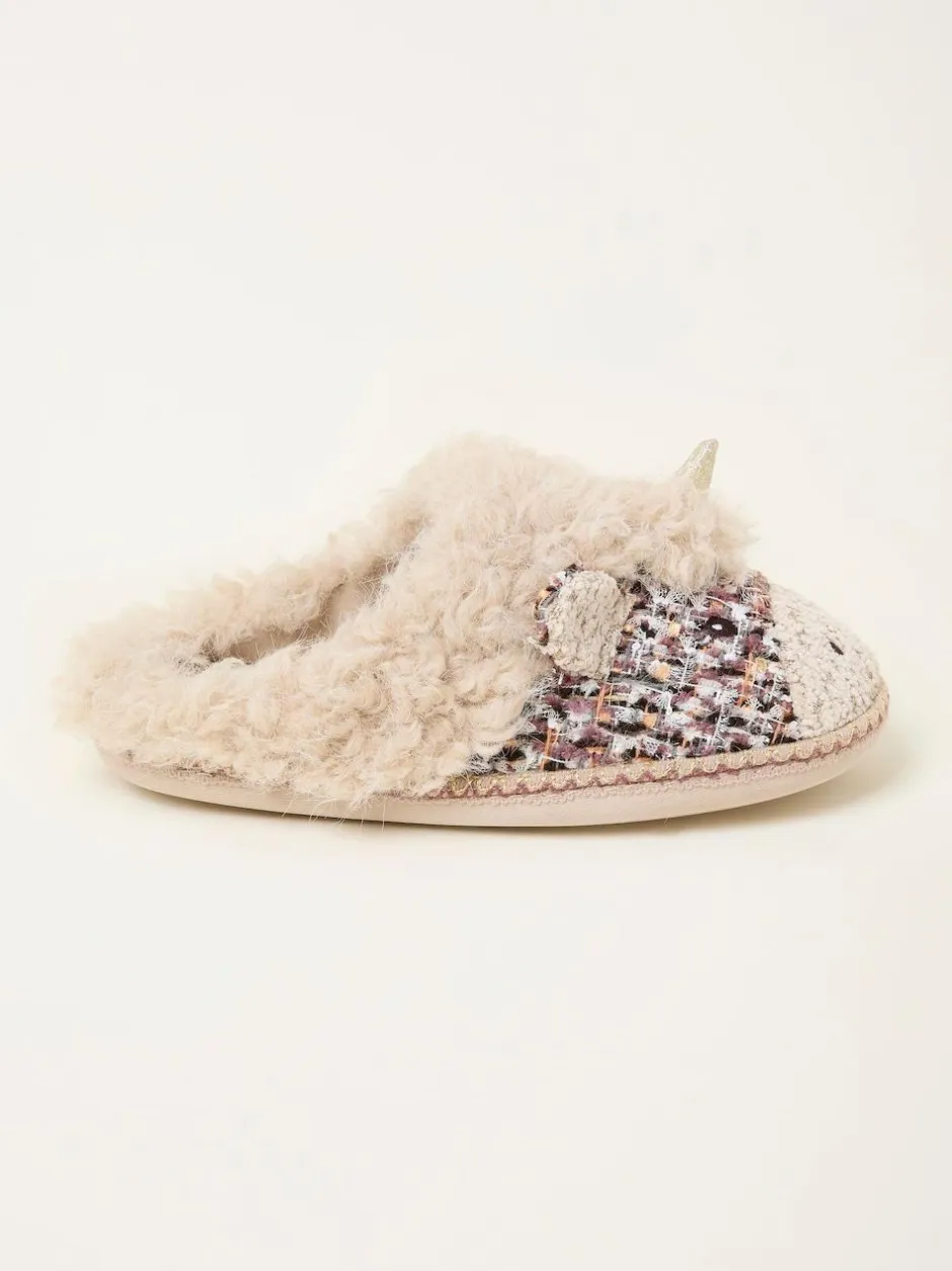 Fat Face FatFace Una Natural Unicorn Novelty Slipper Online