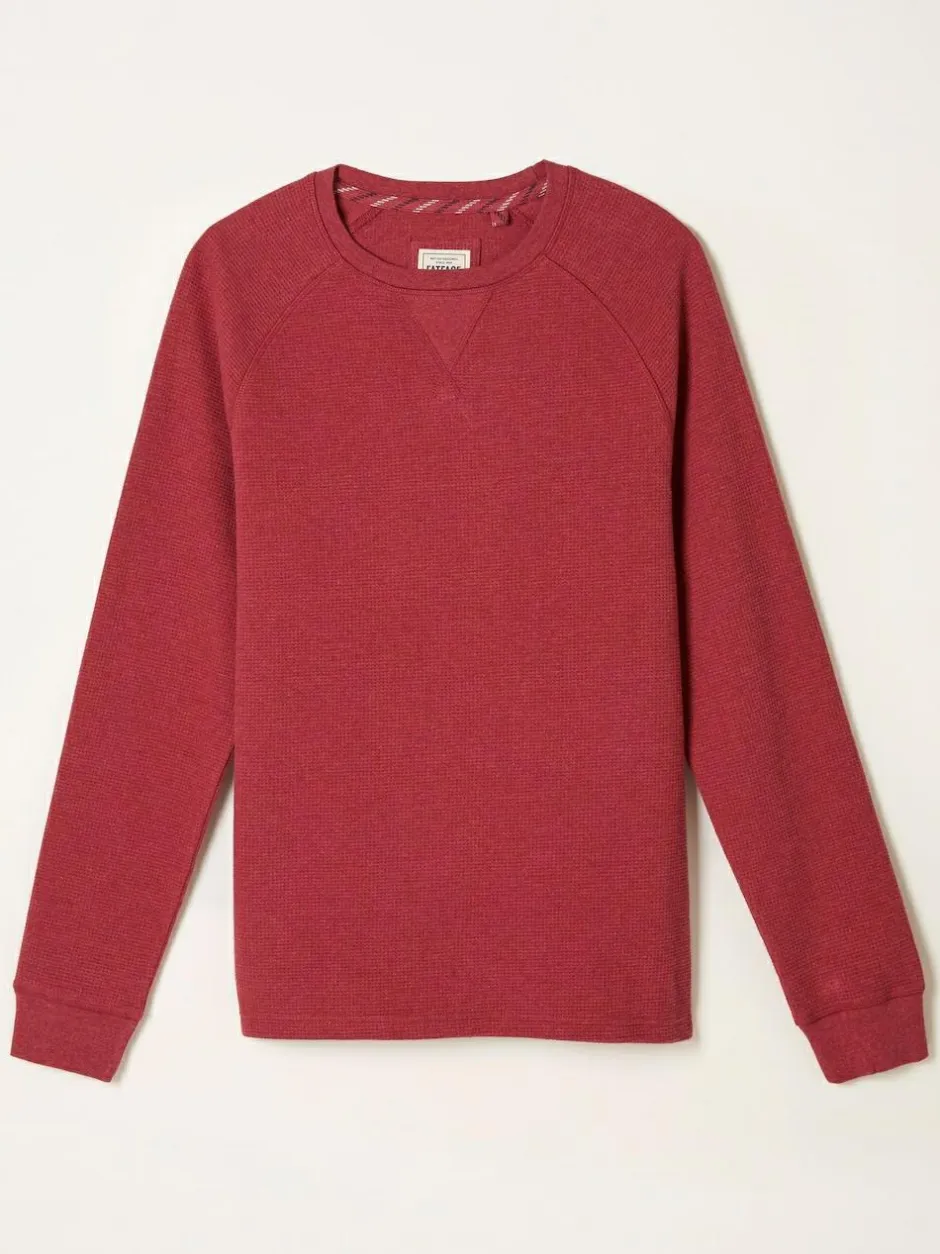 Fat Face FatFace Whistler Red Waffle Crew Online