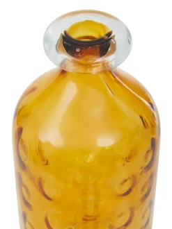 Fifty Five South Amber Huda Tall Glass Bottle Vase