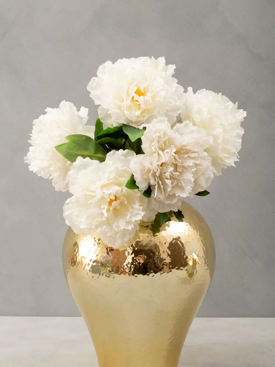 Fifty Five South Gold Large Ceramic Vase Hot