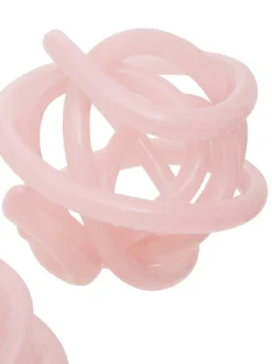 Fifty Five South Pink Knot Decor Glass Ornament Sale