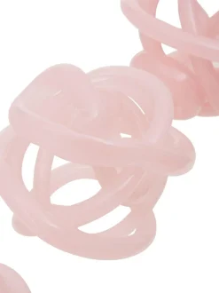 Fifty Five South Pink Knot Decor Glass Ornament Sale