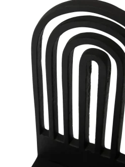Fifty Five South Set of 2 Rubi Arched Bookends Black Outlet