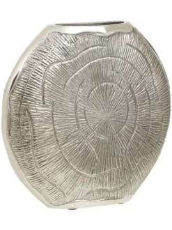 Fifty Five South Silver Small Silva Oak Effect Finish Vase Hot