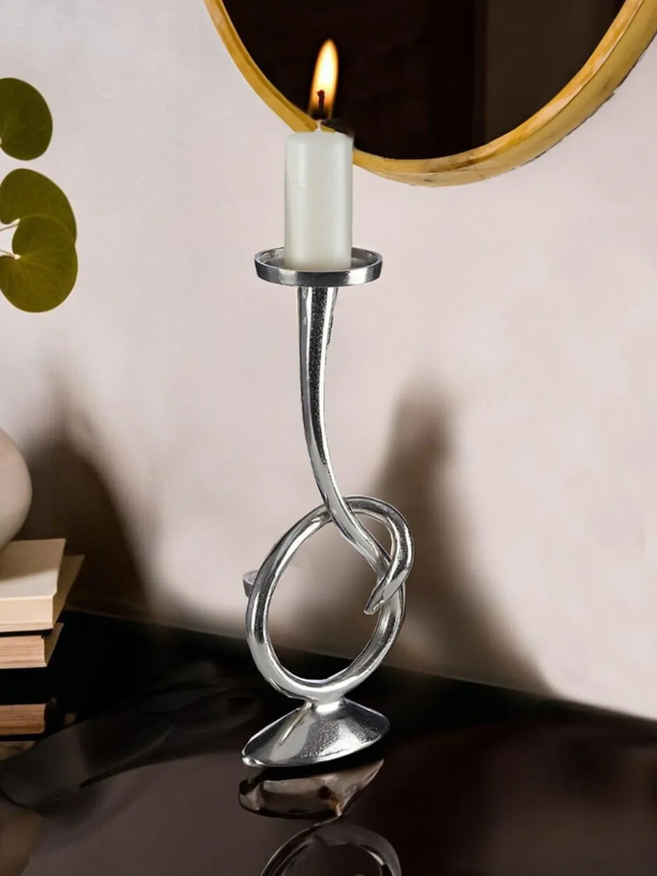 Fifty Five South White Twist Candle Holder Sale