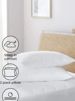 Next Firm 2 Pack Sleep In Comfort Pillows Discount