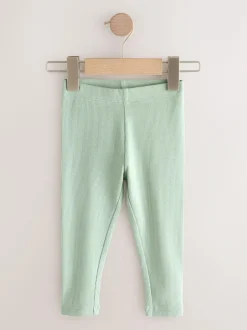 Next Ribbed Leggings 5 Pack (3mths-7yrs) Floral Online