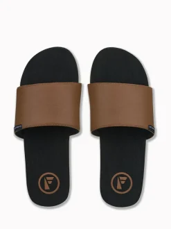 Foamlife Black Mens Seales Sliders Best