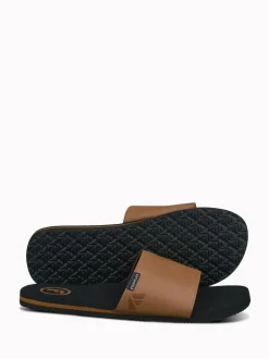 Foamlife Black Mens Seales Sliders Best