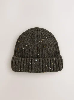 Next Neppy Twist Beanie Hat Forest Green Outlet