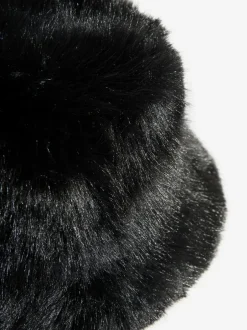 Friends Like These Faux Fur Bucket Hat Black Online