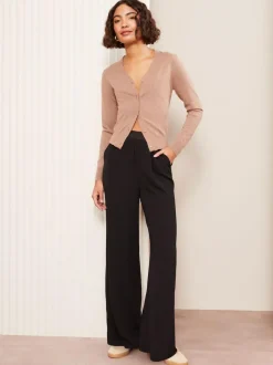 Friends Like These Black Elasticated Waist Trousers Hot