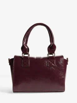 Friends Like These Padlock Pocket Bag Burgundy Red Sale