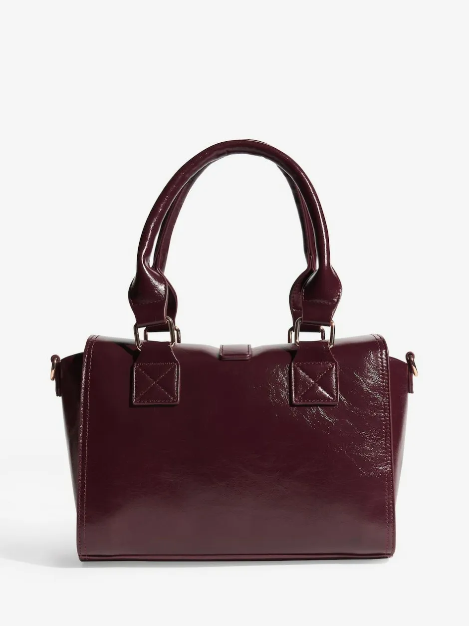 Friends Like These Padlock Pocket Bag Burgundy Red Sale
