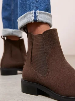 Friends Like These Comfort Chelsea Ankle Boots Chocolate Brown Online
