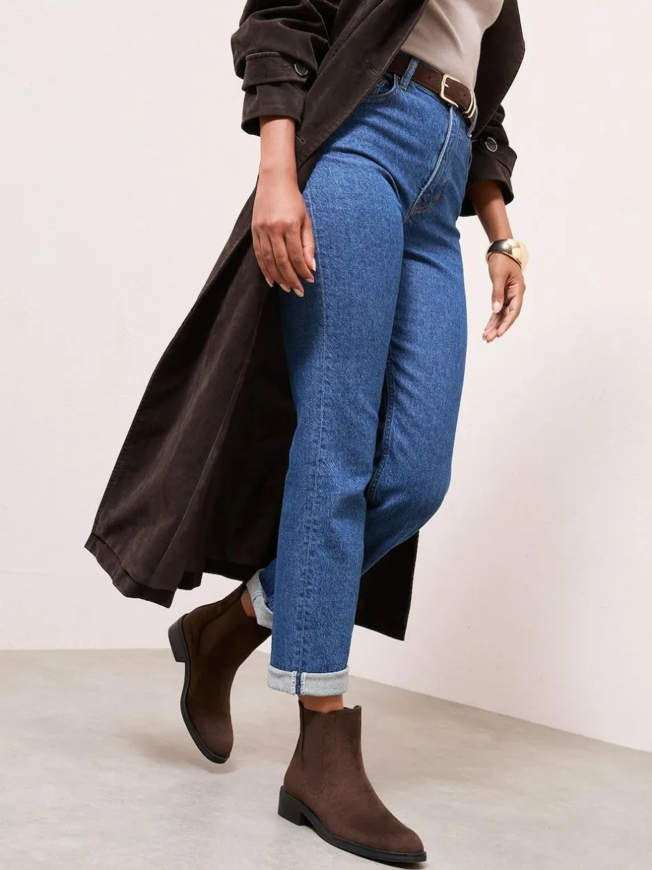 Friends Like These Comfort Chelsea Ankle Boots Chocolate Brown Online