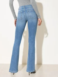 Friends Like These Petite Bootcut Denim Jeans Mid Wash New