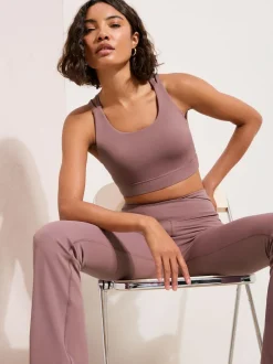 Friends Like These Pink Studio Strappy Back Sports Bra Hot
