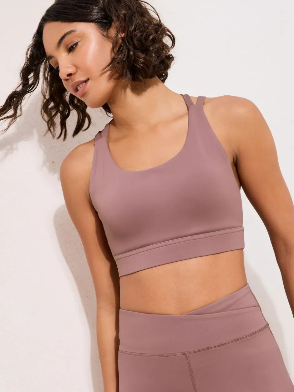 Friends Like These Pink Studio Strappy Back Sports Bra Hot