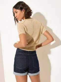 Friends Like These Boyfriend Denim Shorts Rinse Wash Sale