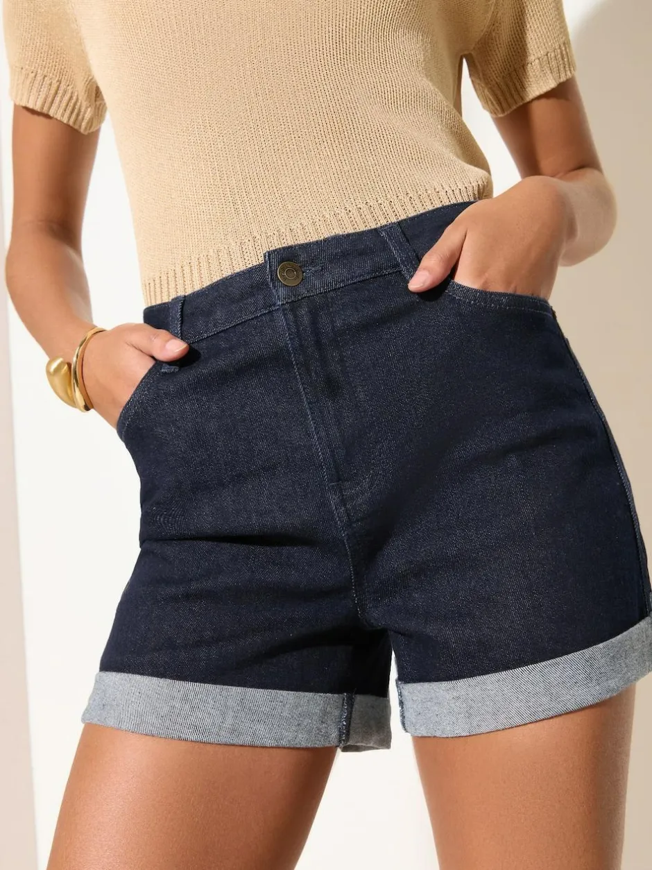 Friends Like These Boyfriend Denim Shorts Rinse Wash Sale