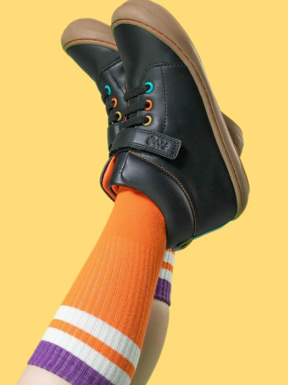 Frugi Cape Stretch Lace Black Boots Outlet
