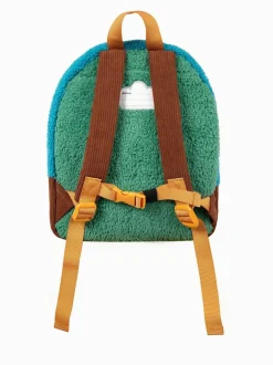 Frugi Fleece Character Brown Backpack Online