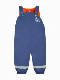 Frugi Little Blue Waterproof Dungarees Sale