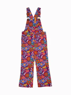 Frugi Purple Frida Flared Dungaree Outlet