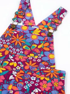 Frugi Purple Frida Flared Dungaree Outlet