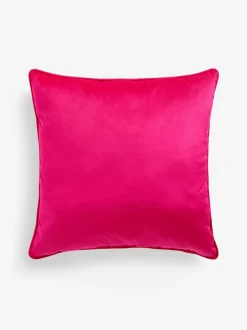 Next Fuchsia Pink 59 x 59cm Matte Velvet Cushion