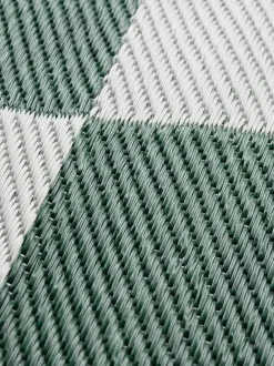 Furn Green Checkerboard Outdoor Rug Sale