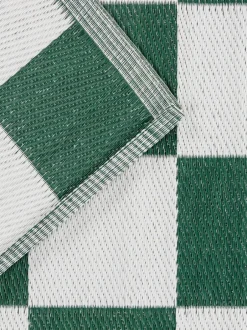 Furn Green Checkerboard Outdoor Rug Sale